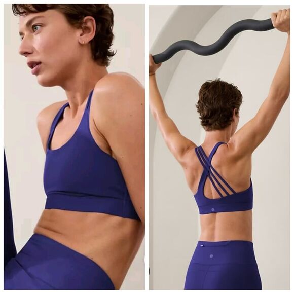 Athleta Strappy Train Free Bra A-C Cup sz L - Picture 2 of 12